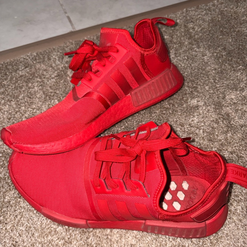 Adidas NMD 1s Athletic Sneakers with Three-Stripe Detail